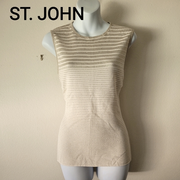 ST. JOHN Dressy Tank Top - Picture 1 of 9